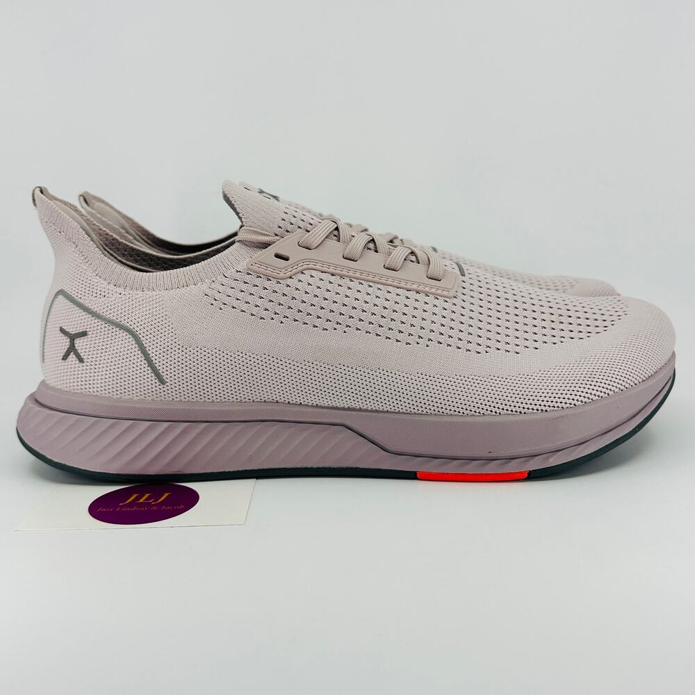 Flux Men's Adapt Runner Dove Grey Knit Minimalist Athletic Running Shoes Size 13